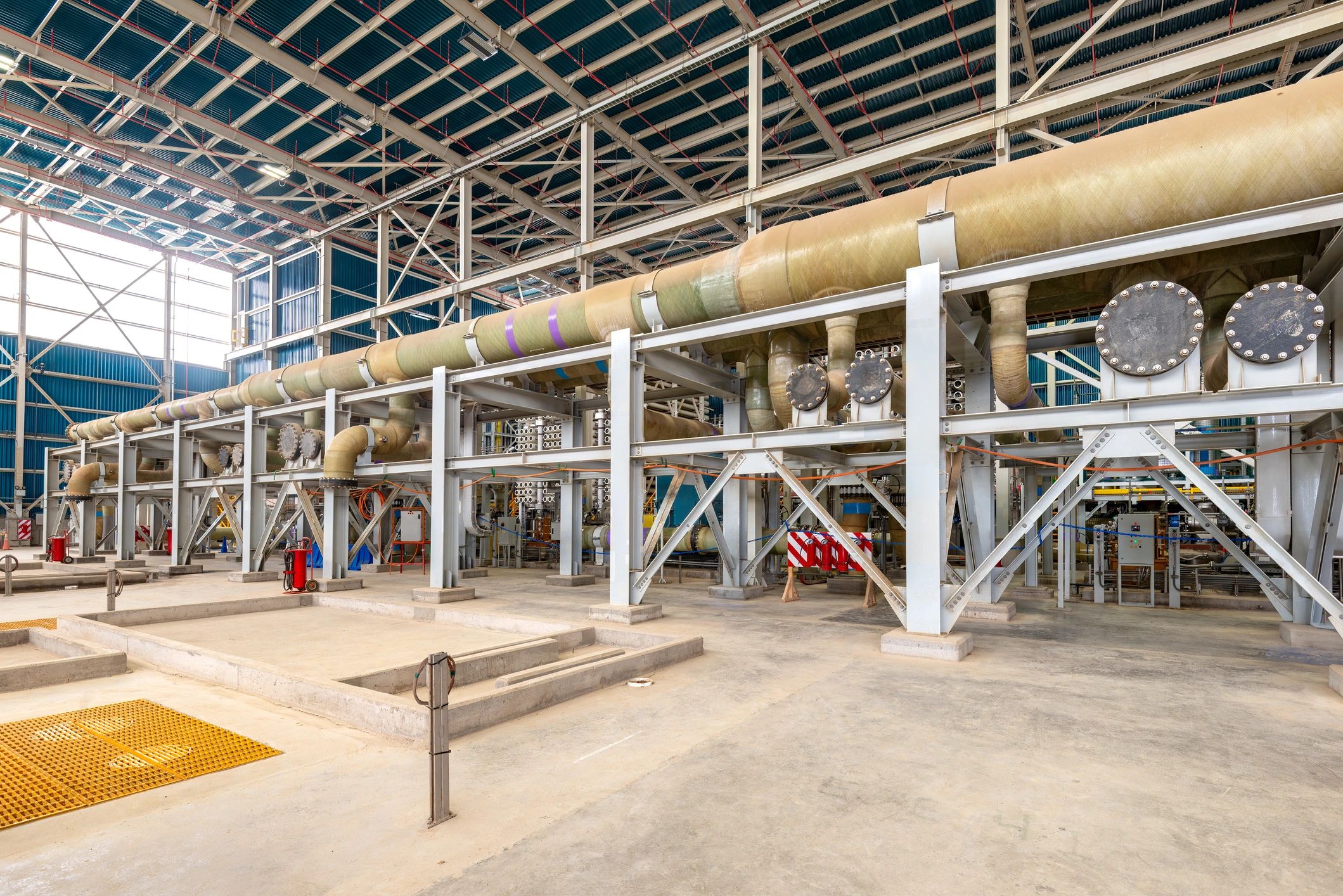 Industrial water treatment equipment facility